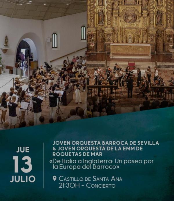 JOVEN ORQUESTA BARROCA DE SEVILLA & JOVEN ORQUESTA DE LA EMM DE ROQUETAS DE MAR