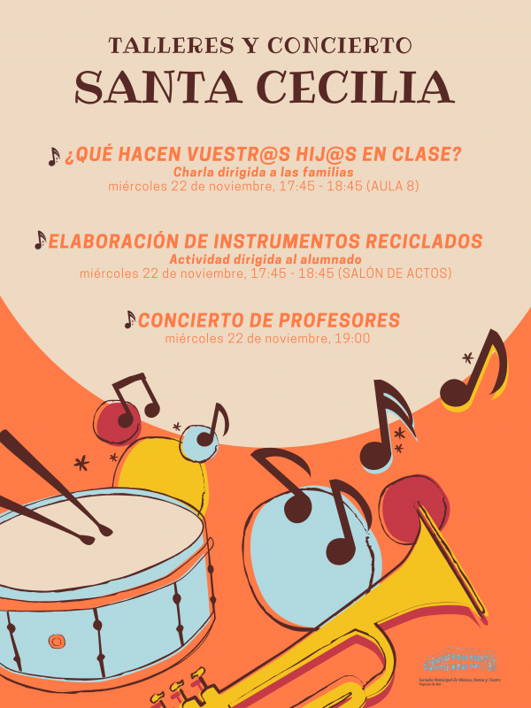 TALLERES Y CONCIERTO SANTA CECILIA