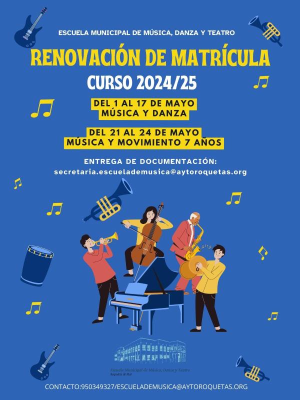 RENOVACIÓN DE MATRÍCULA 24/25