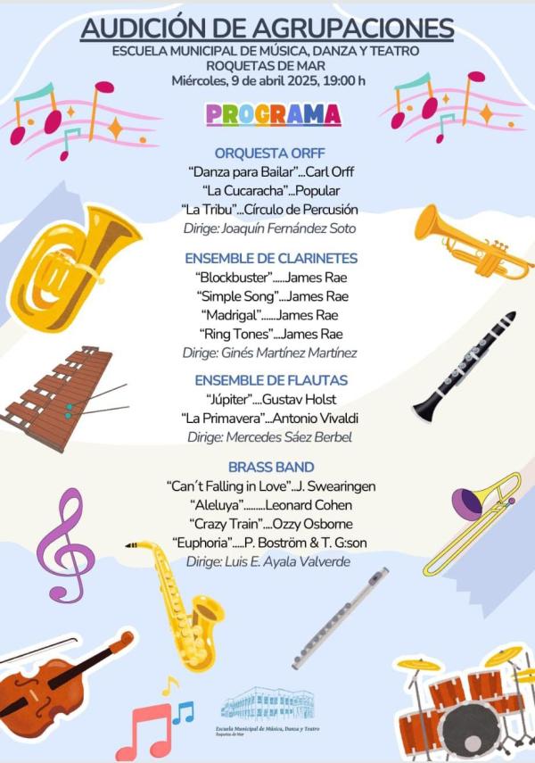 AUDICIÓN DE AGRUPACIONES MUSICALES