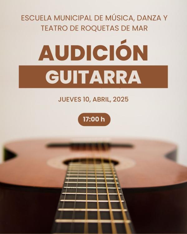 AUDICIÓN DE GUITARRA